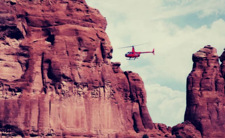 Private Helicopter Ride Sedona Wild West Tour