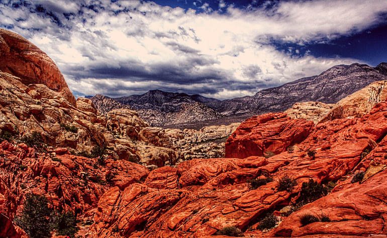 sunset red rock canyon