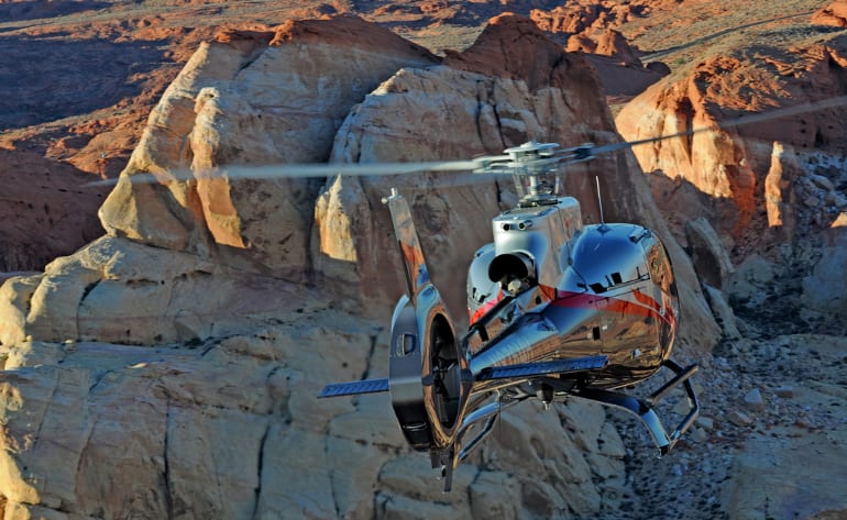 Las Vegas to Grand Canyon Helicopter Ride Vegas Strip Helicopter Tour dual landing Vegas strip ride