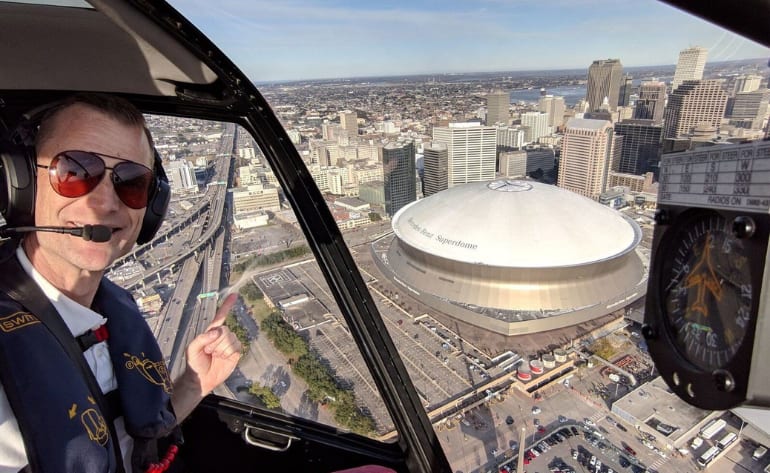 helicopter ride new orleans