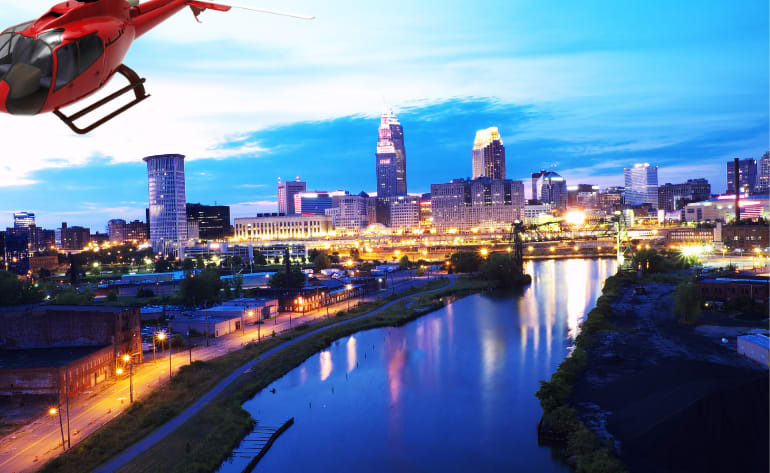 helicopter rides cleveland tours