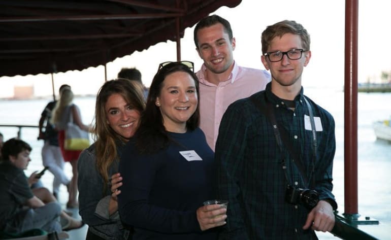 Boston Harbor Sunset Cruise group