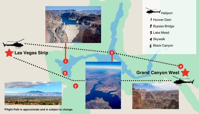 Grand Canyon West Rim Airplane Air Tour 2023 - Las Vegas