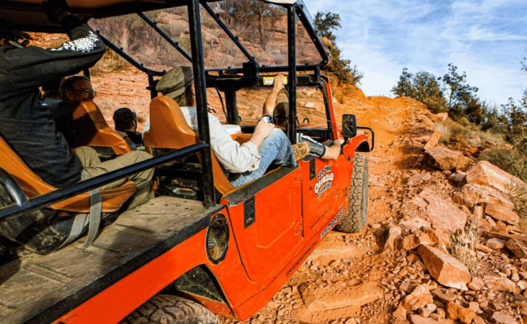 Private Cliff Hanger Trail Hummer Tour Sedona - 2 Hours