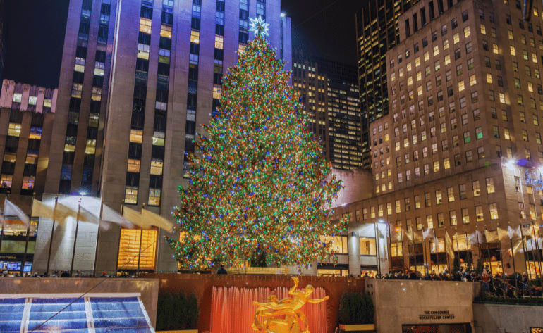 New York City Walking Tour, Holiday Markets and Lights - 4 Hours