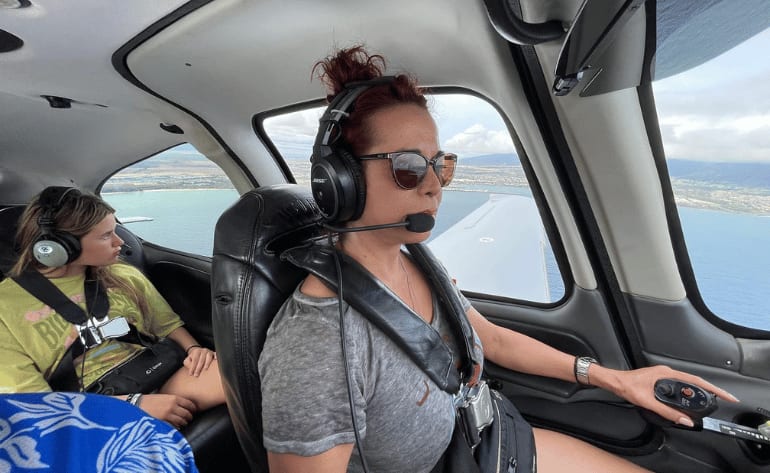 Discovery Flight Lesson Maui, Big Island Volcano Lesson