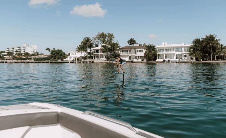 Miami Private Efoil Lessons, Biscayne Bay - 2 Hours