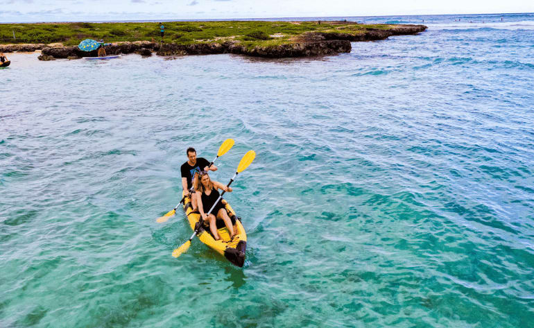 Self-Guided Kayak Adventure, Kailua Bay & Popoia Island, Oahu - Full-Day