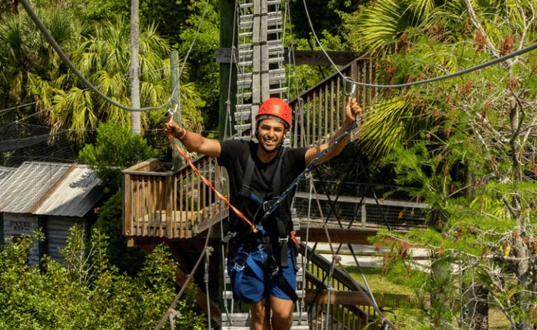 Gatorland, Single Zipline and Croc Rock Adventure, Orlando - 45 Minutes