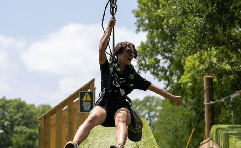 Beginner Zipline and Aerial Course Adventure Delaware, Bear - 1 Hour