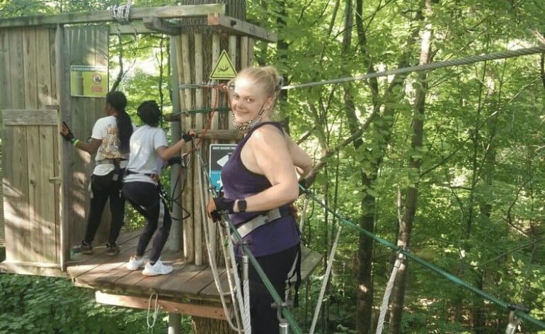 Beginner Zipline and Aerial Course Adventure St Louis, Mayland Heights - 1 Hour