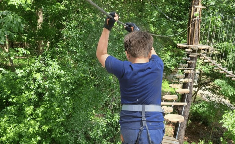 Beginner Zipline and Aerial Course Adventure, Memphis - 1 Hour