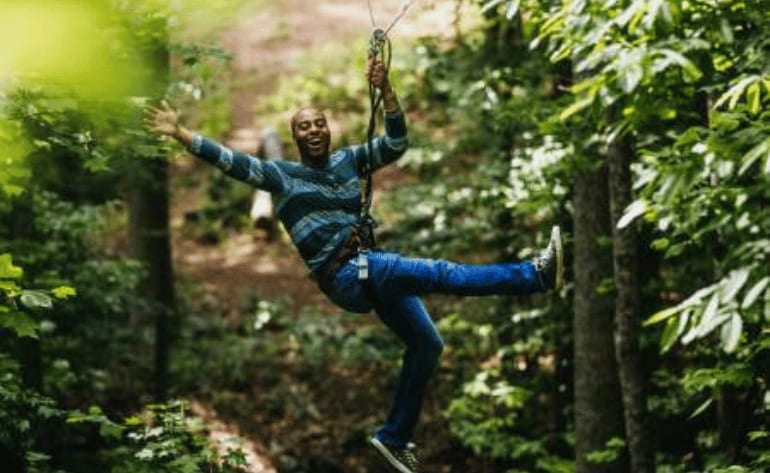 Zipline Treetop Adventure, Arlington - 3 Hours