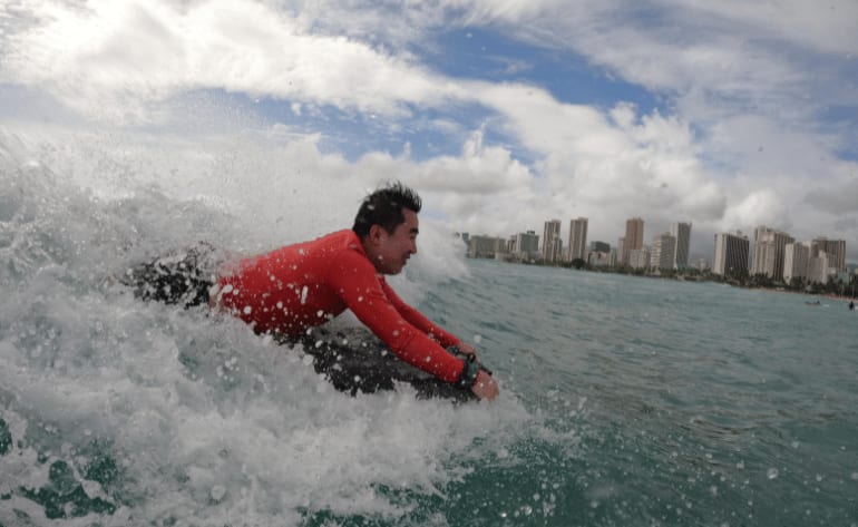 Oahu Semi-Private Bodyboarding Lessons, Queen's Surf Beach - 2 Hours