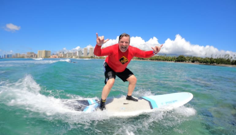 Oahu Semi-Private Surfing Lessons, Queen's Surf Beach - 2 Hours