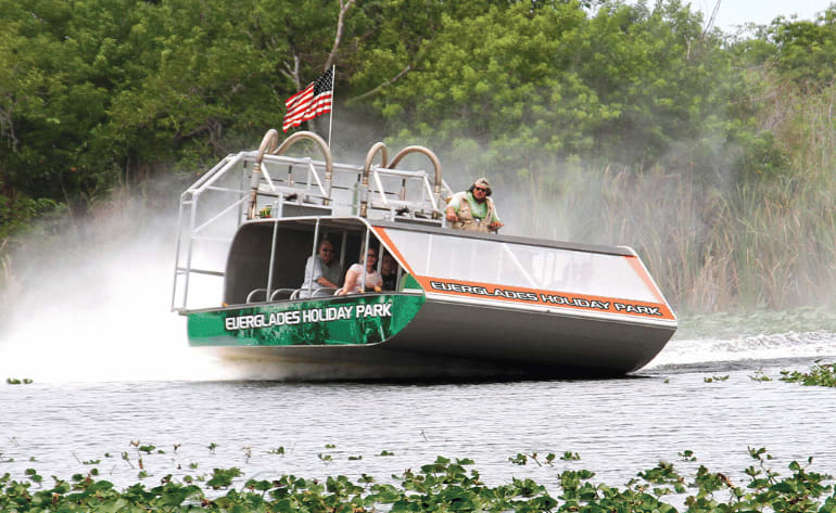 Guided City Tour and Everglades Airboat Ride, Miami - 8 Hours