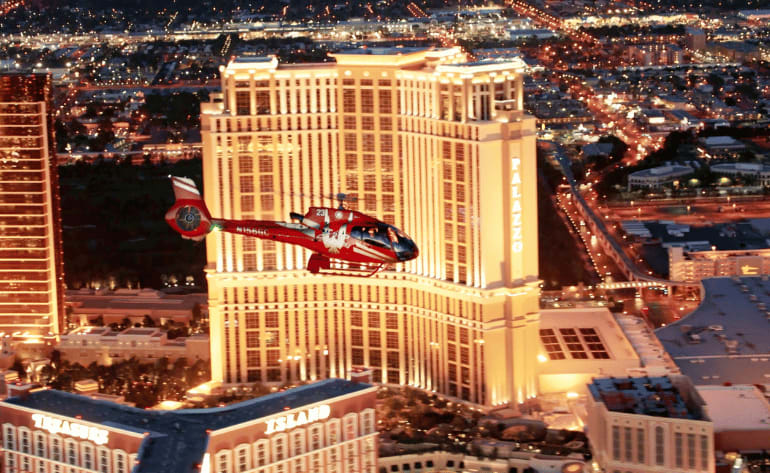 F1 Week Helicopter Tour Las Vegas Strip Night Flight - 15 Minutes