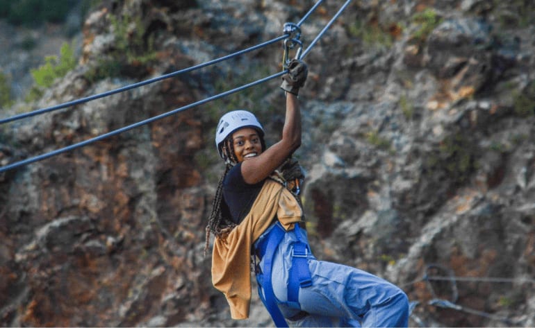 Ziplining Denver, Granite - Half Day