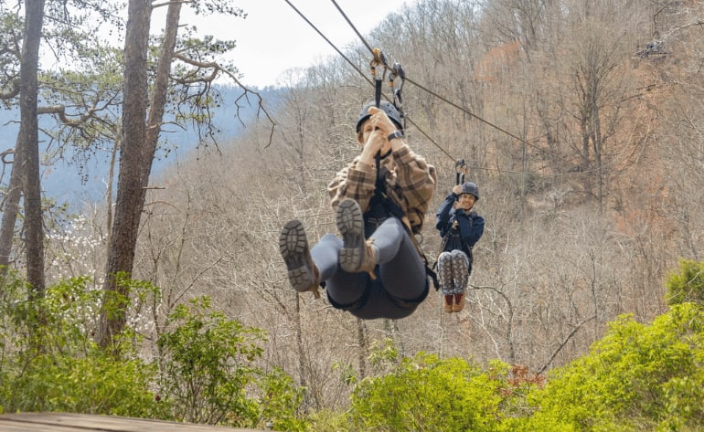 Night Zipline Tour West Virginia, New River Gorge - 2 Hours