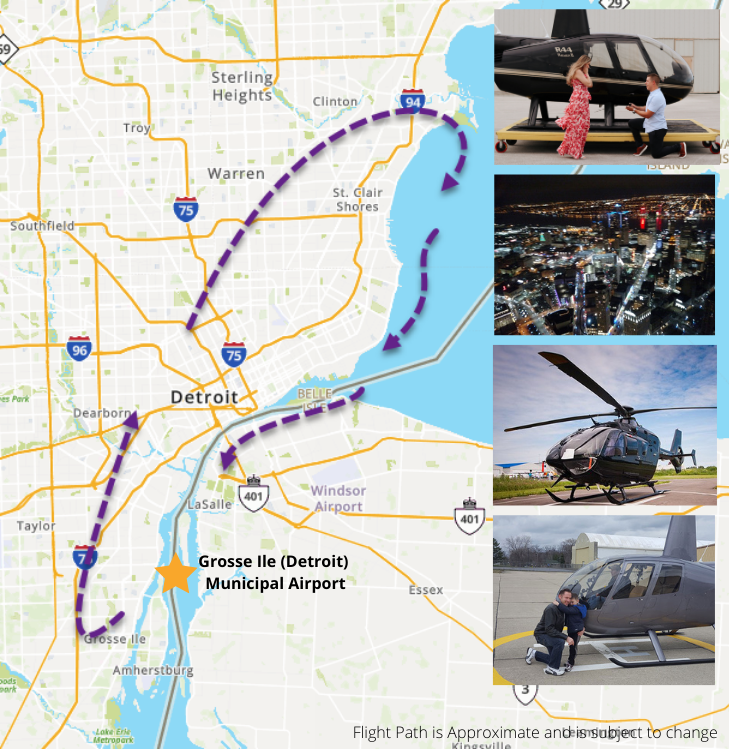 Private Helicopter Tour Detroit - 30 Minutes