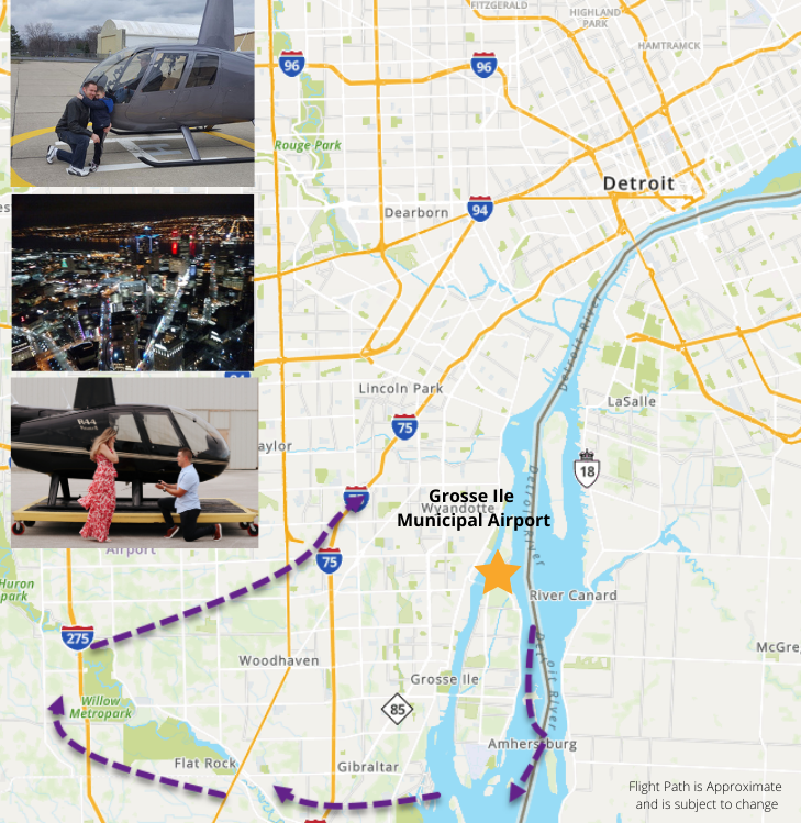 Private Helicopter Tour Detroit - 30 Minutes