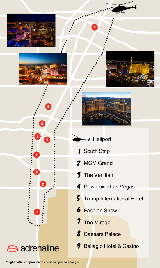 Romantic Las Vegas VIP Helicopter Strip Flight