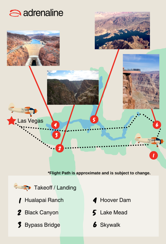 Helicopter Tour map