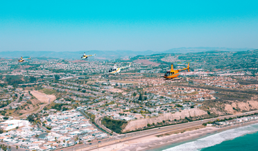 Helicopter Tour Newport Beach, OC Surf Spots - 45 Minutes