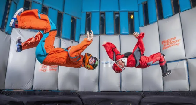 Have fun with friends at a Indoor Skydiving Wind Tunnel