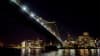 New York Night Sail Bridge