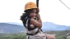 Ziplining Sedona Little Girl