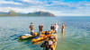 Oahu Hawaii Self-Guided Kayaking Kaneohe Bay Sandbar party