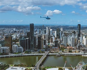 Brisbane City & Mt Coot-tha Private Helicopter Flight, 15 Minutes - For 2 to 3