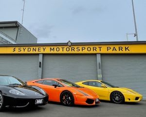 Lamborghini, Ferrari and Lotus Drive Combo, 12 Laps - Sydney Motorsport Park