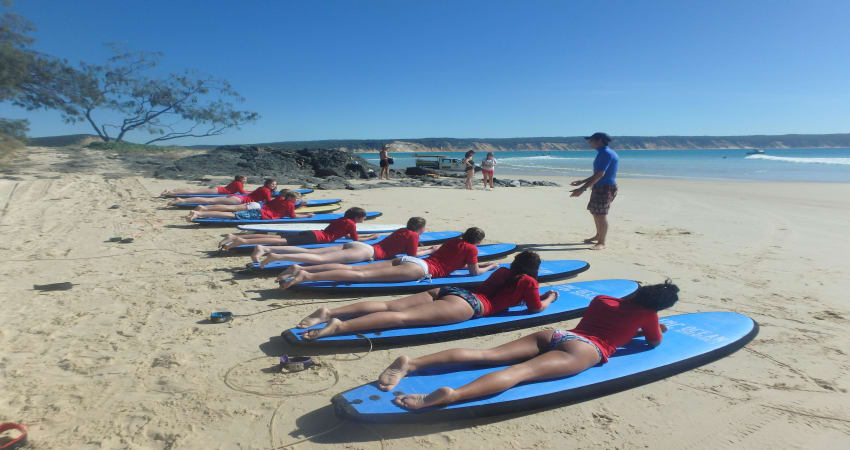 Epic 4WD Beach Drive with Surf Lesson, Day Tour - Noosa