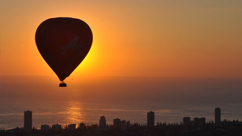 hot air balloon gold coast