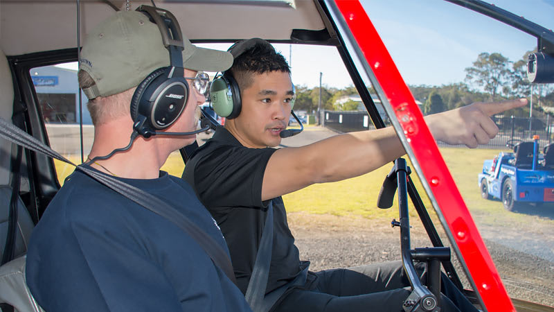 Helicopter Pilot Training Experience, 60 minutes - Wollongong