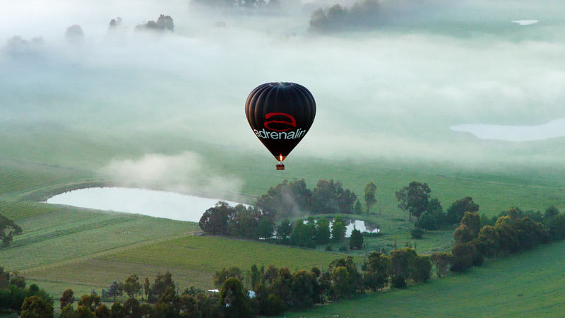 Hot Air Balloon Flight And Breakfast Yarra Valley Melbourne Adrenaline