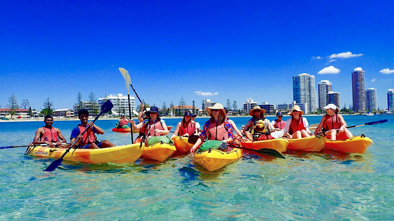 snorkelling and kayaking gold coast