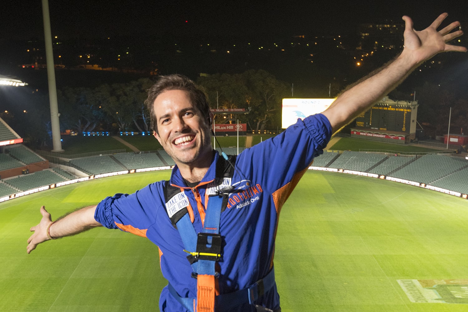 Adelaide Oval Roof Climb - Night