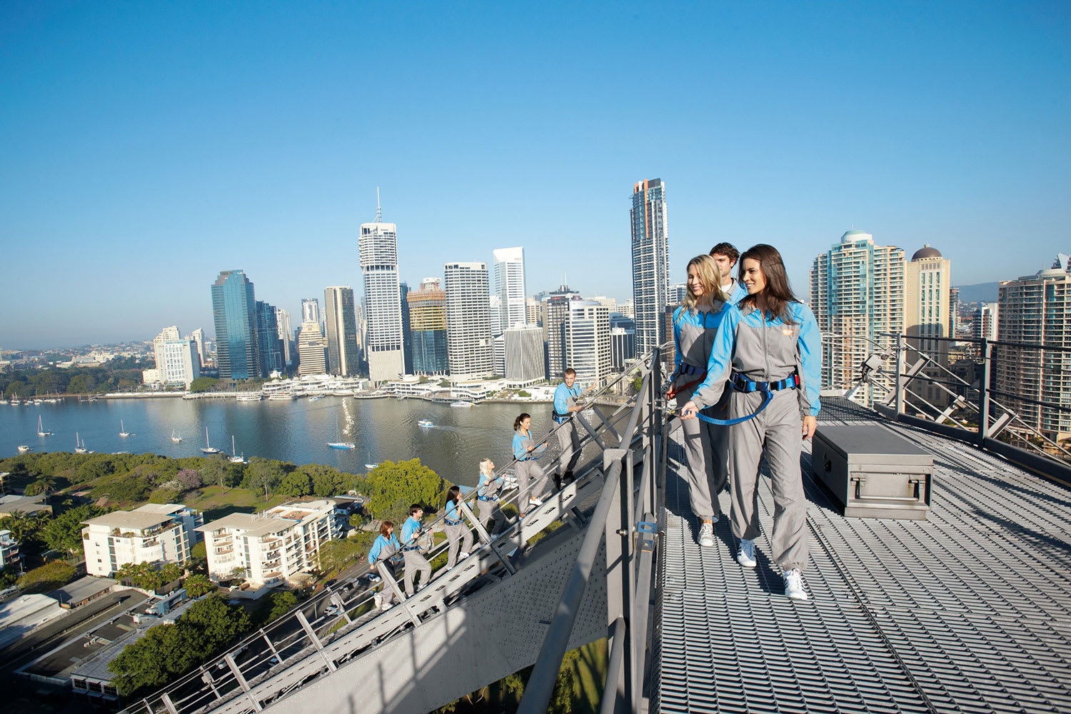 Story Bridge Adventure Climb Daytime Brisbane Adrenaline