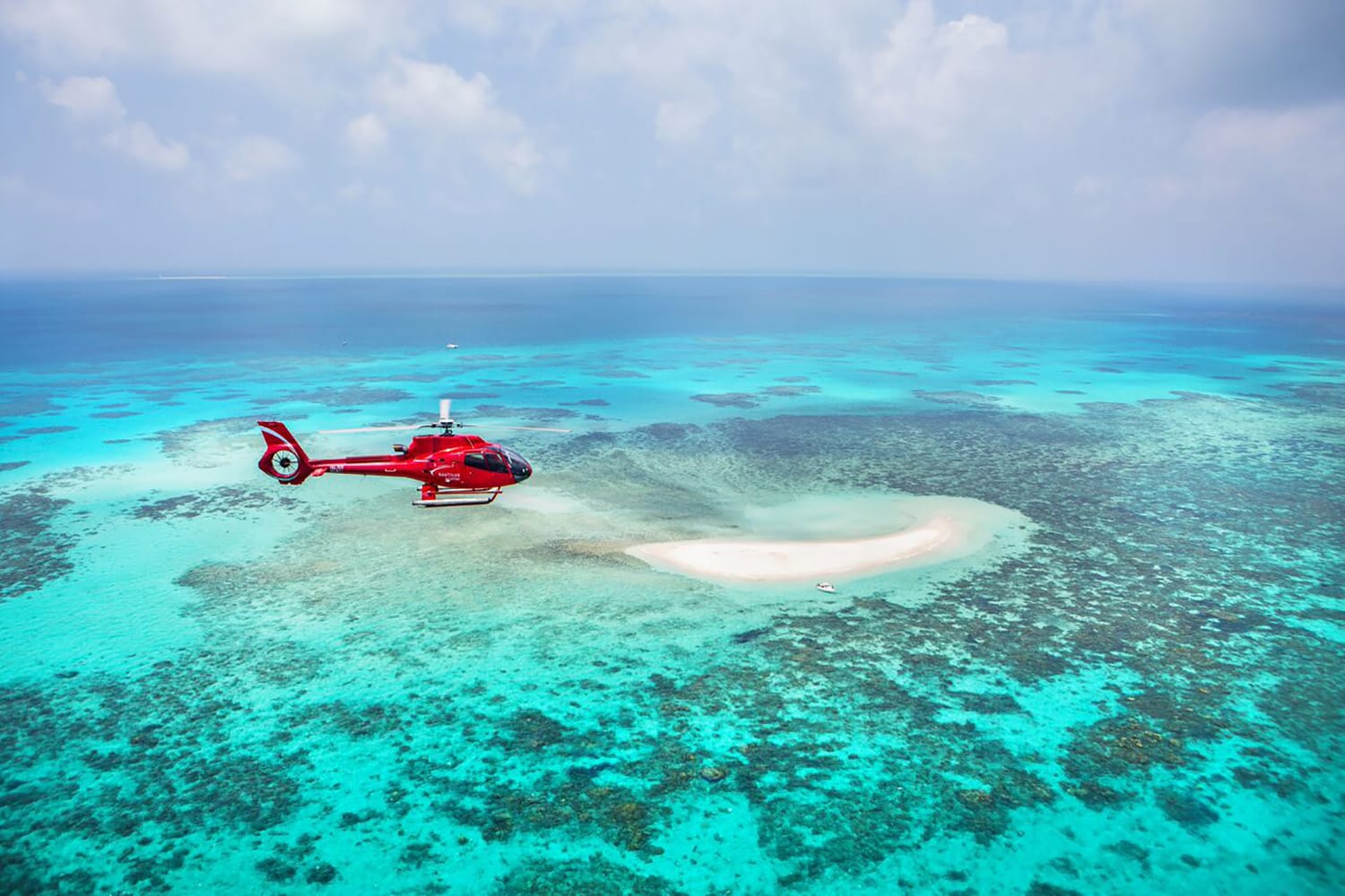 Helicopter with Picnic and Sparkling, For 2 - Great Barrier Reef