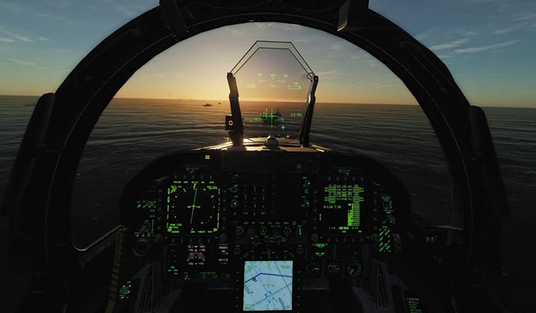 vr fighter jet game