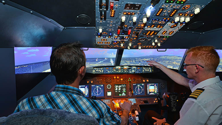 Flight Simulator Based on Boeing 737-800, 60 Minutes - Melbourne