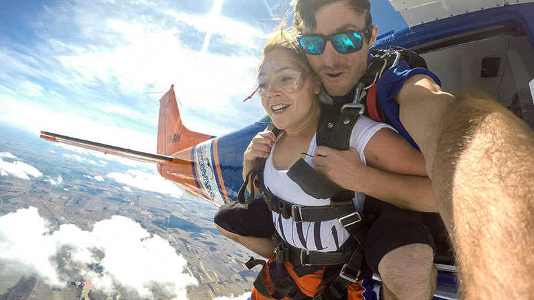 Tandem Skydive, 15,000ft - Langhorne Creek, South Australia