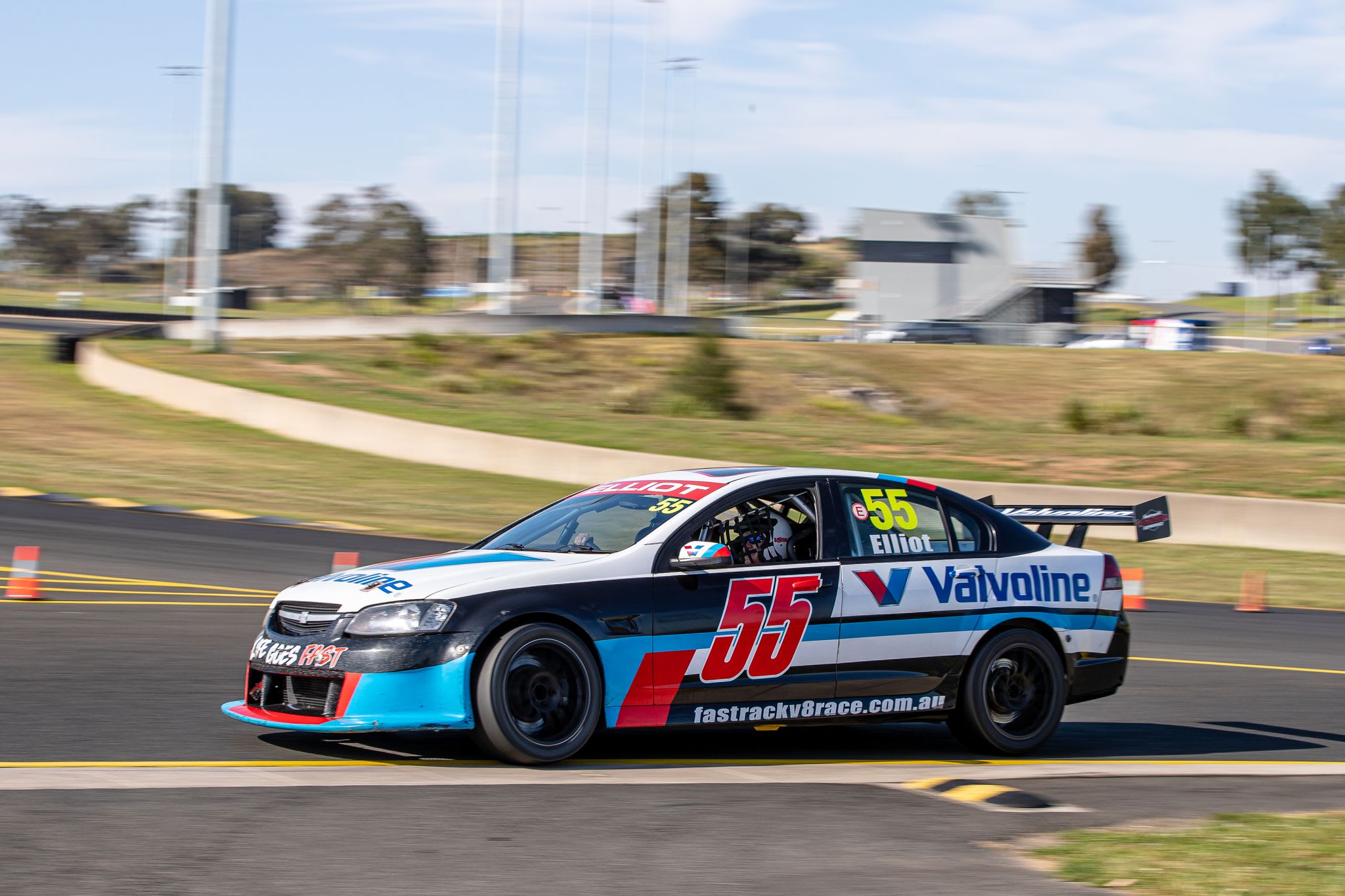 V8 Race Car 6 Lap Drive Sandown Raceway Melbourne Victoria Adrenaline