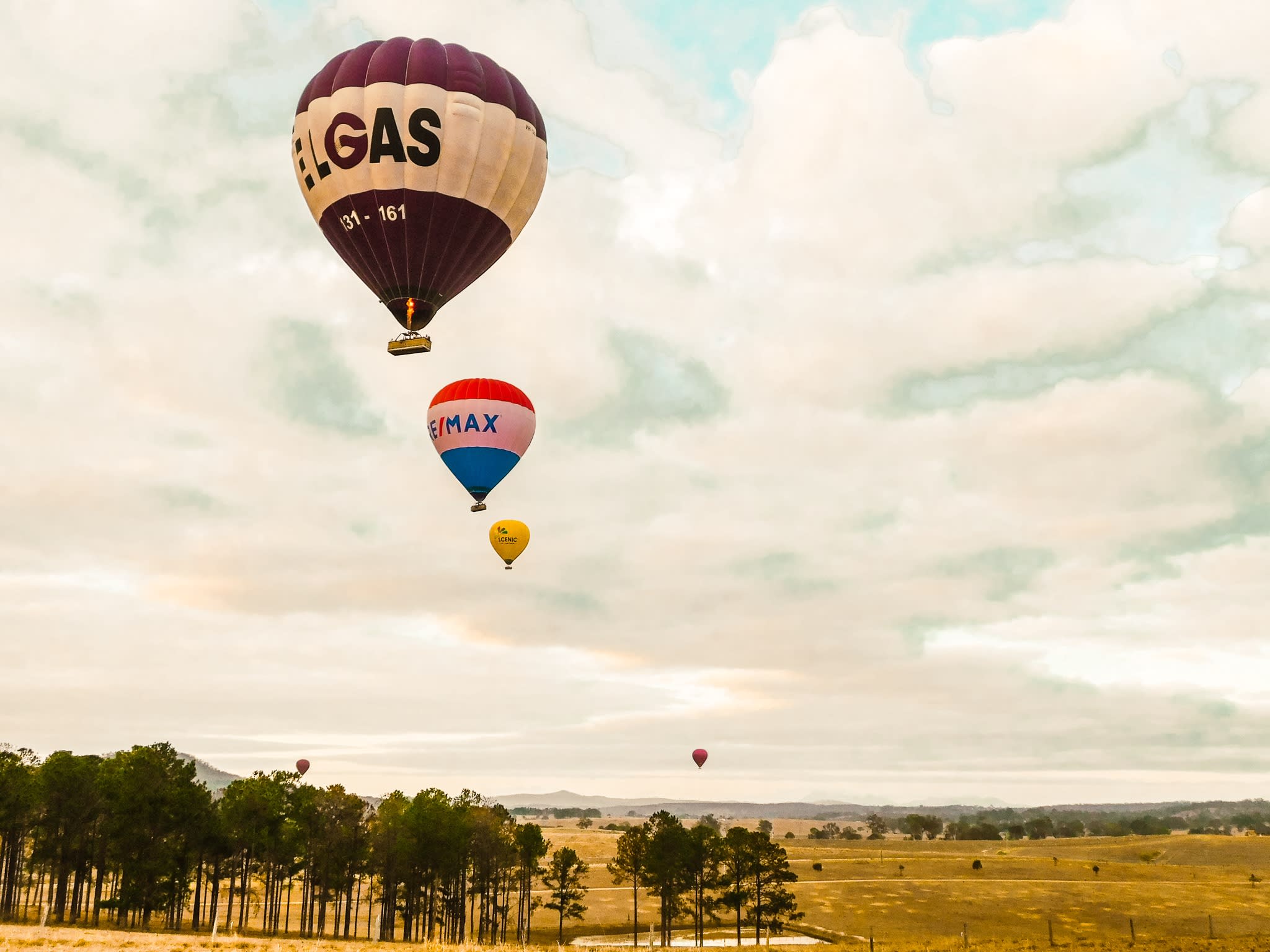 Hot Air Balloon Flight & Breakfast Gold Coast Adrenaline