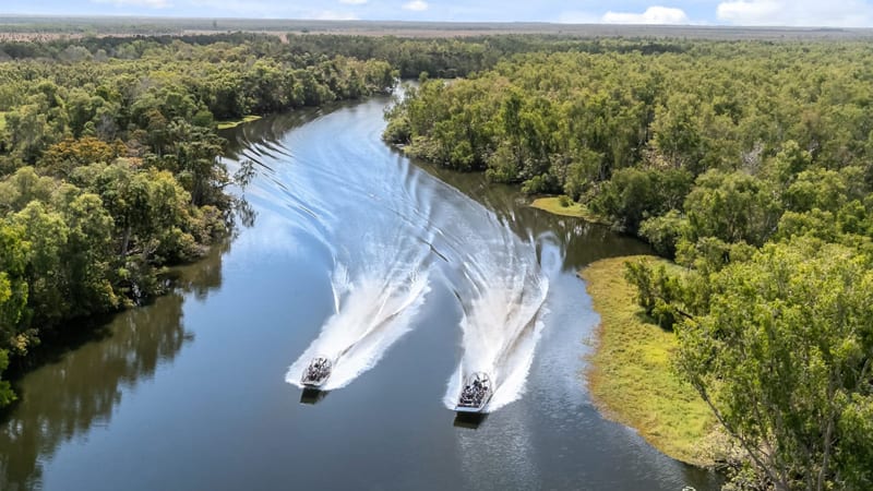 Top End Helicopter, Cruise & Croc Encounter Day Tour - Darwin