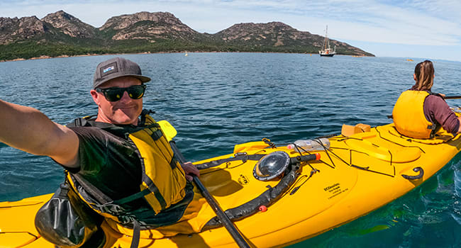 6. Bringing a kayak to Christmas is not weird