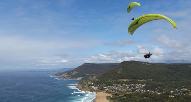 Tandem paragliding Tandem paragliding